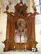  Seitenaltar auf der Epistelseite mit dem heiligen Thomas von Aquin